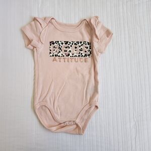 bebe Light Pink Attitude Bodysuit